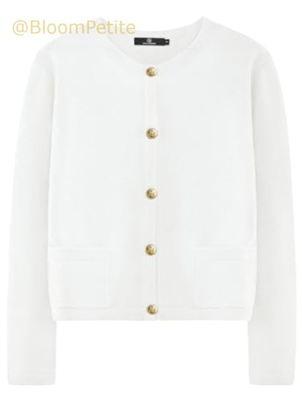 Women's Lightweight Crewneck Button Front Knit Cardigan Sweater Long Sleeve